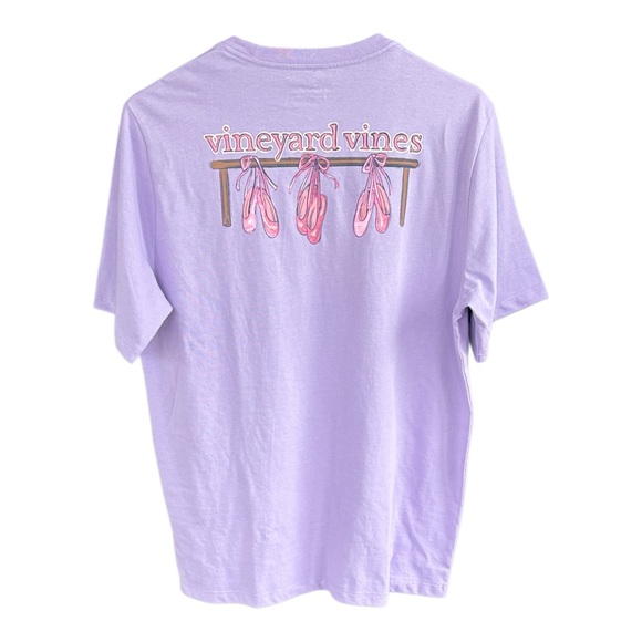Vineyard Vines Tops - NWT Vineyard Vines Ballet Slippers Pocket Tee Lavender Size XL